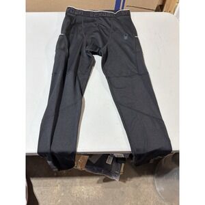 Spyder Pro Web Base Layer Warm Lined Workout Leggings Size Medium Black